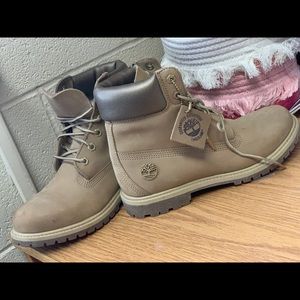 Waterproof Taupe Timberlands!